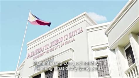 plmun hymn|Pamantasan ng Lungsod ng Maynila .